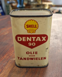Cool tin from Shell, Dentax 90 oil for gears😎