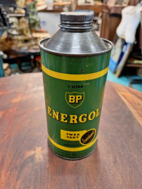 Tof 1 liter blik van BP Energol Tweetakt olie😎