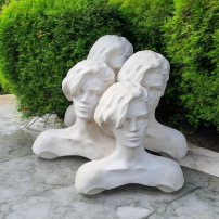 Great decorative vintage/retro designed statue/sculpture.