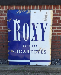 XXL enamel sign Roxy American Cigarettes🚬