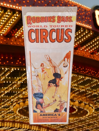 Vintage circus poster, USA, Robbins Bros., original 1965🤡