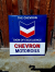 XL enamel advertising sign Chevron Motoroil😎