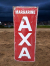 Enamel sign Margarine AXA from the 1930s.