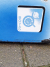 Enamel blue Bovag advertising sign, Langcat Bussum.