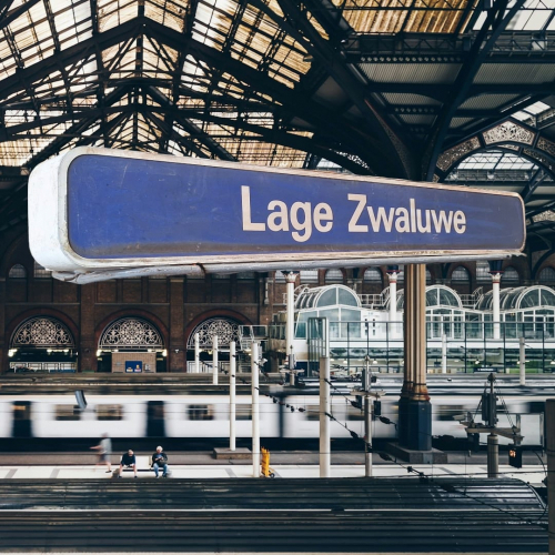 Original light box from Lage Zwaluwe train station🚂