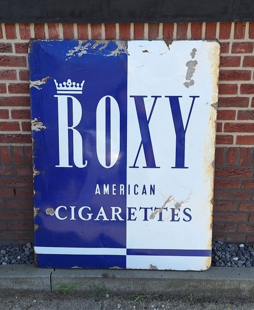 XXL enamel sign Roxy American Cigarettes🚬